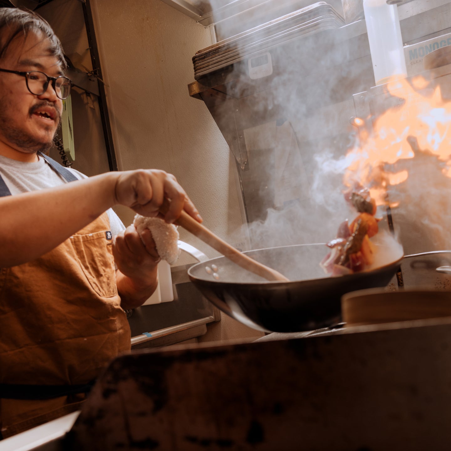 Seasoned Carbon Steel Wok