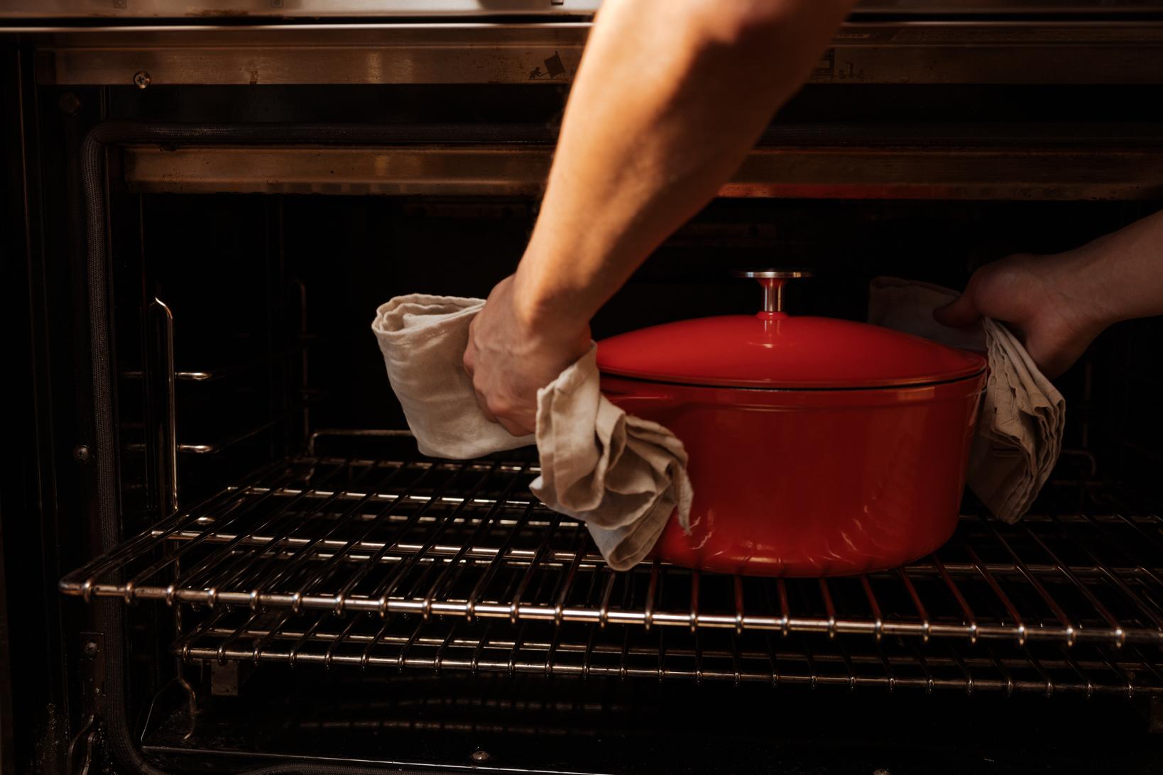 Load video: Behind the Material: Enamelled Cast Iron