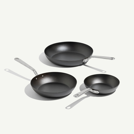 Seasoned Carbon Steel Frying Pan